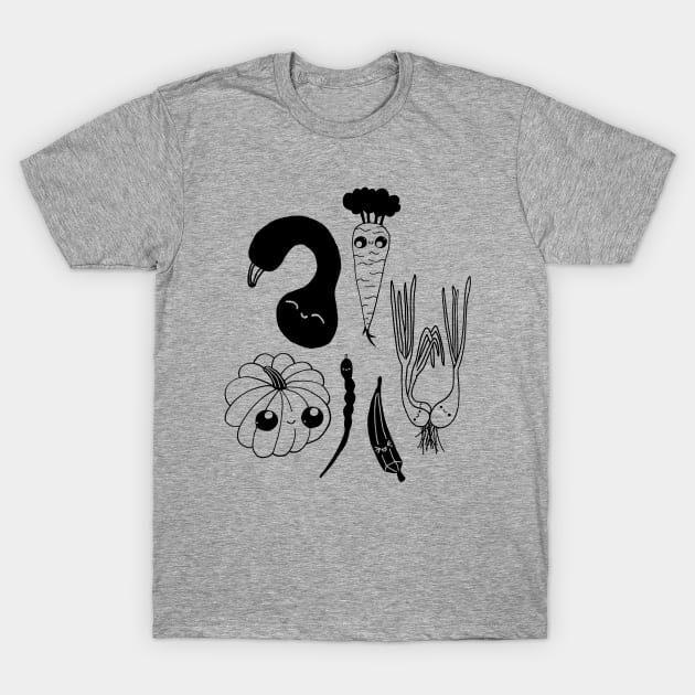 Rare vegetables T-Shirt by PatyGagnon